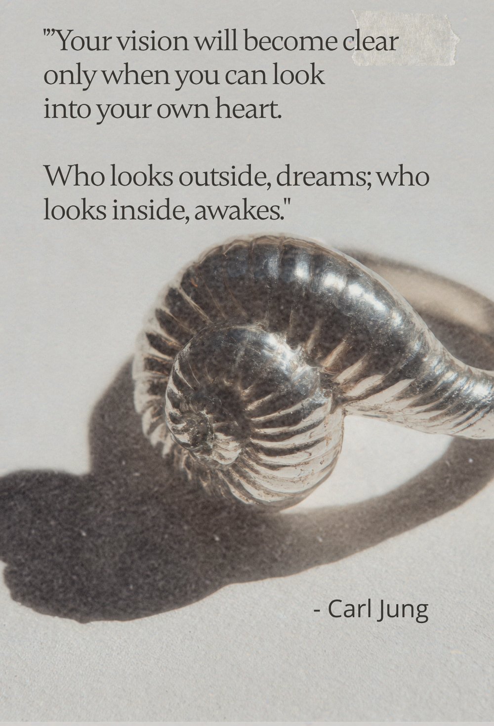 Carl Jung — look into your own heart